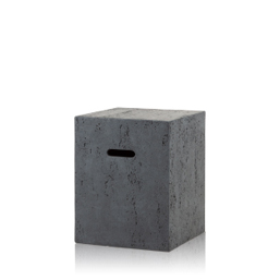elements concrete fire pit gas tank cover (square)